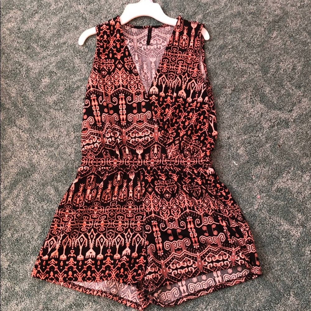 Printed Romper